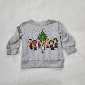 Peanuts Charlie Brown Christmas Sweatshirt,  Size 2 T